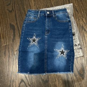 New with tag. Women’s Denim Skirt Size Small
